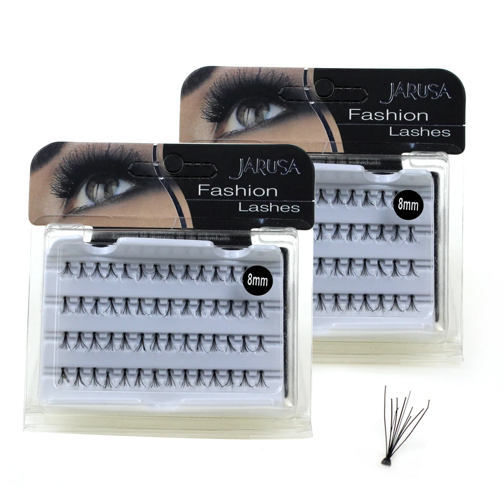 

Wholesale Professional Individual Cluster Lashes Natura Black Volume Eyelash Beauty 10D Natural Fake False Eyelash extension