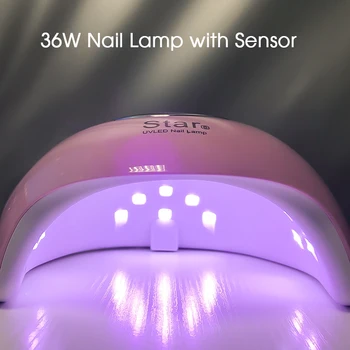 

UV Lamp For Manicure LED Nail Dryer Lamp Light Curing All Gel Polish Drying UV Gel USB Smart Timing Nail Art Manicure Tools