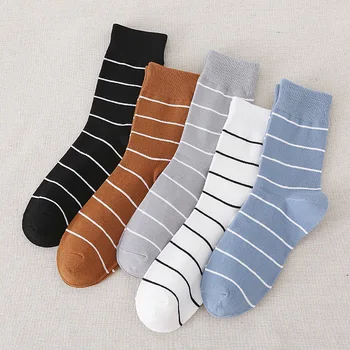 

Sweet Woman Sock Striped Socks for Women Colorful Style Ladies Long Standard Sox Female Cotton Trendy Spring Autumn Calcetines