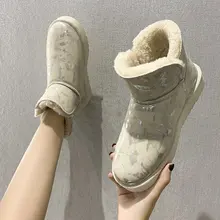 Donna inverno Uggs stivali stivali da Cowboy donna inverno 2021 tacco scarpe da donna in pelle tacchi da donna Oxfords Sneakers autunnali da donna
