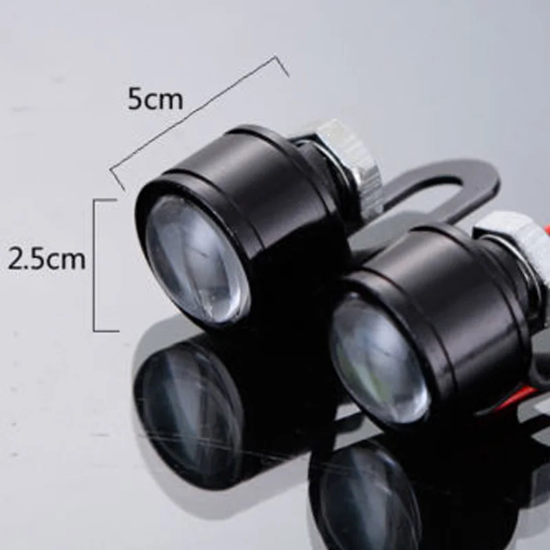 

1 Pair 12V 3SMD Motorcycle LED Headlight Daytime Running Light Lamp Replacement