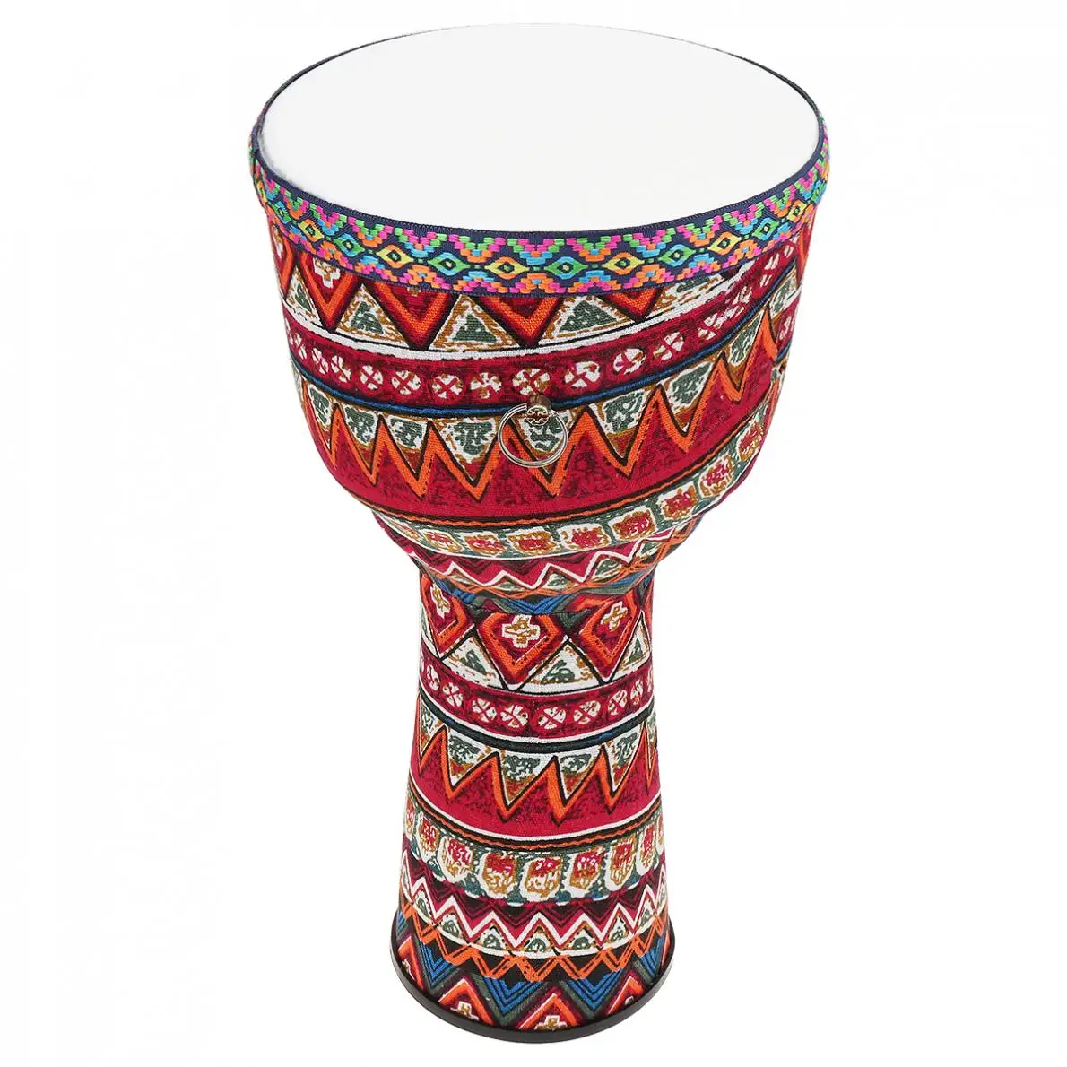 8 дюймов Африканский Djembe барабан красочные ткани искусства ABS баррель ПВХ кожи детей ручной барабан