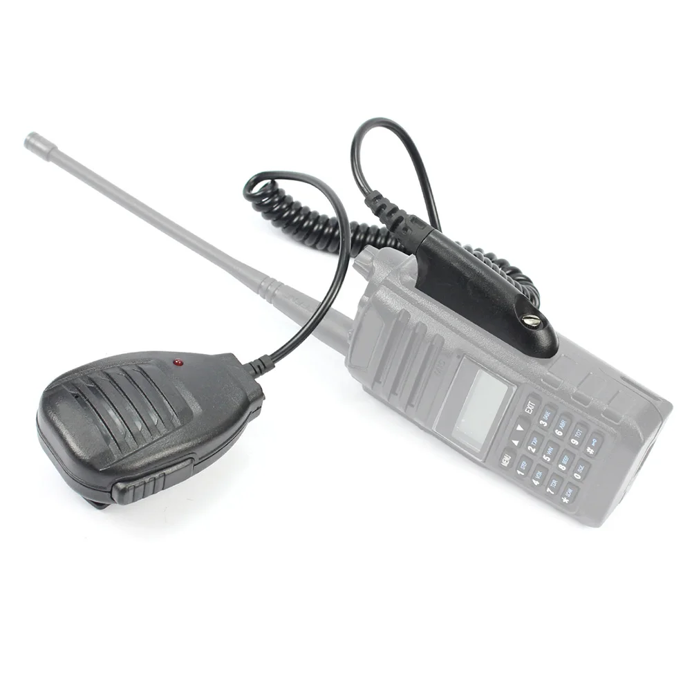 Waterproof With Indicate Light Walkie Talkie Accessories Mini Replacement Hand Microphone Parts Clamp Electronics For BF UV9R Waterproof With Indicate Light Walkie Talkie Accessories Mini Replacement Hand Microphone Parts Clamp Electronics For BF UV9R
