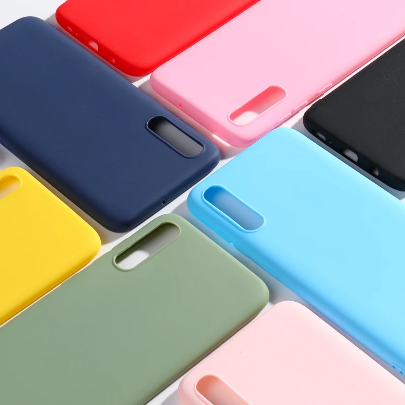 Мягкий ТПУ чехол накладка карамельных цветов для Samsung A70 A 70 A705F A705 силиконовый Galaxy