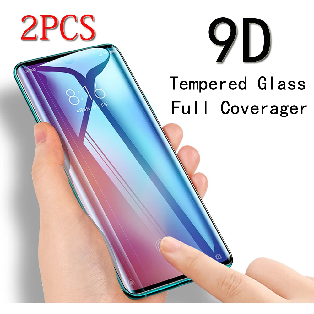 Закаленное стекло 9D для Xiaomi Mi 9 SE A3 Lite CC9 CC9E Play 2 шт. защитная пленка экрана Redmi 8A Note 7 8