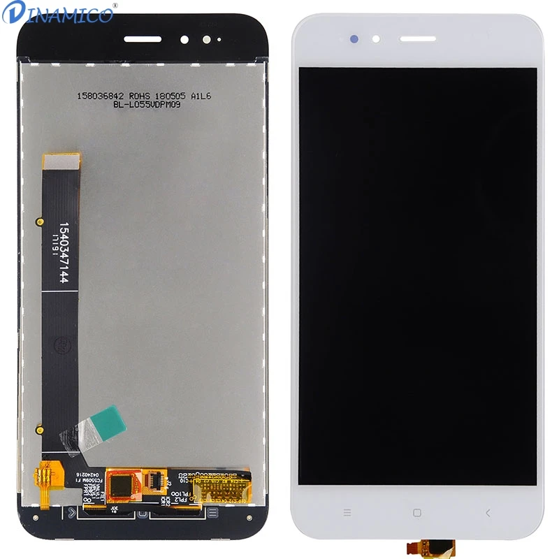 Dina mi co скидка A1 Lcd для Xiao mi 5X Lcd mi 5X mi 5X дисплей с кодирующий преобразователь сенсорного экрана в сборе с рамкой mi ddle