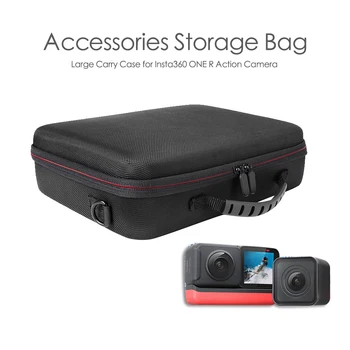 

Large Carrying Case for Insta360 ONE R Action Camera Accessories Storage Protective Bag with Shoulder Strap