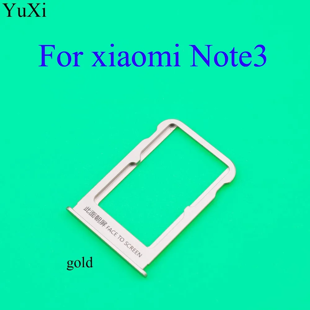 Лоток для SIM карты YuXi Note3 гнездо держатель адаптеры Xiaomi Mi Note 3 Sim карт Сменные
