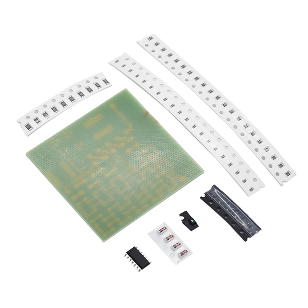 DIY печатная плата SMT SMD паяльная доска Kit Fanny Skill тренировочный электронный костюм 77