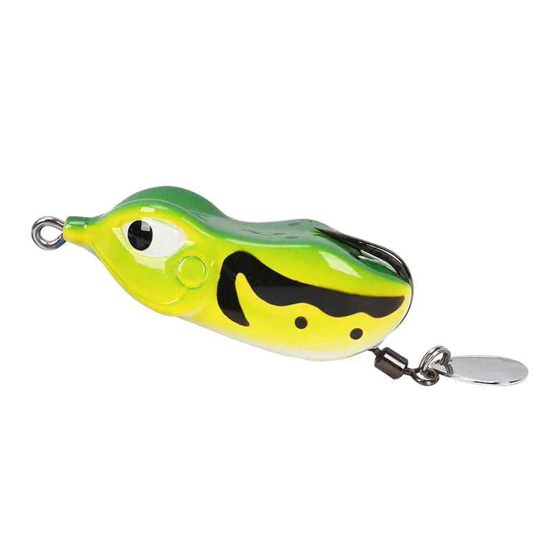 Trulinoya Ray Frog один крючок с блестками Ray Frog черная приманка Leiqiang приманка черная рыба Щука черная приманка