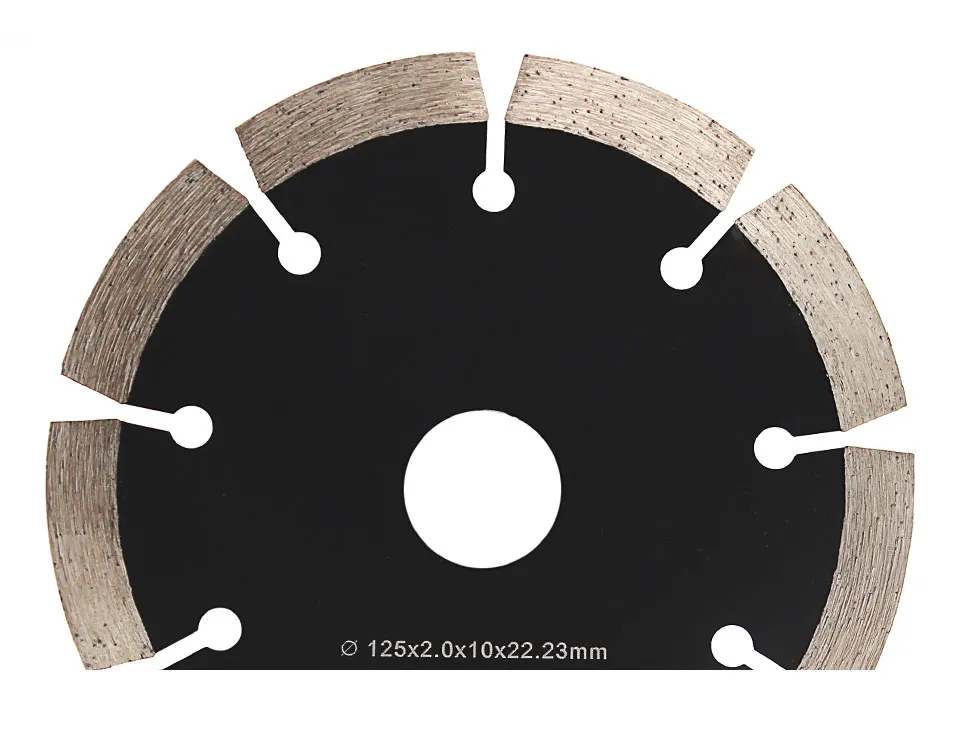 Z-LEAP, 1 шт., Алмазное пильное полотно 125 мм, 5 дюймов, гранит, мрамор, бетон, режущий диск для сухого влажного использования, сегменты, круглые