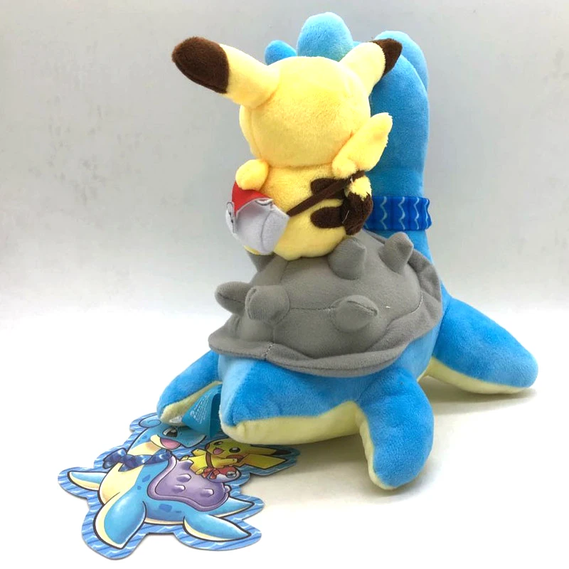 Lapras плюшевые куклы Latios игрушки аниме чучела хобби коллекции Пикачу путешествия с Lapras и Latios аниме shcool подарок для ребенка
