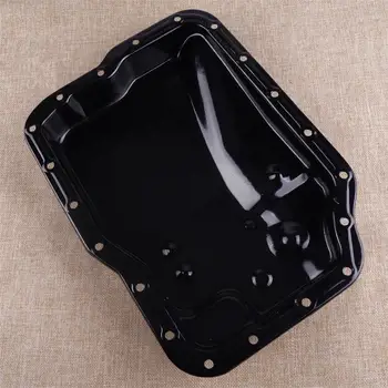 

DWCX Black Metal Gearbox Oil Fluid Pan FN11-21-51X FN11-21-51XB Fit For Mazda 3 5 6 Protege Protege5 Automatic Transmission