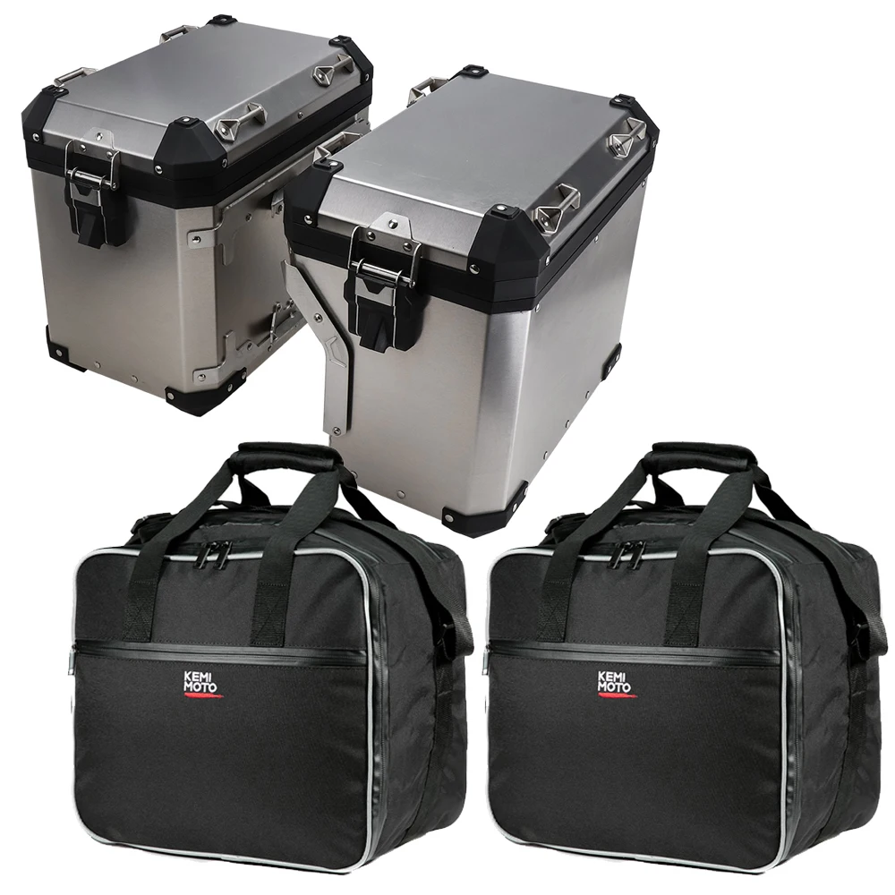 31L/38L/45L Motorcycle Side Box Bag Waterproof Liner Bag Suitcase Multi-purpose Shoulder Bags For BMW R1200GS For Kawasaki