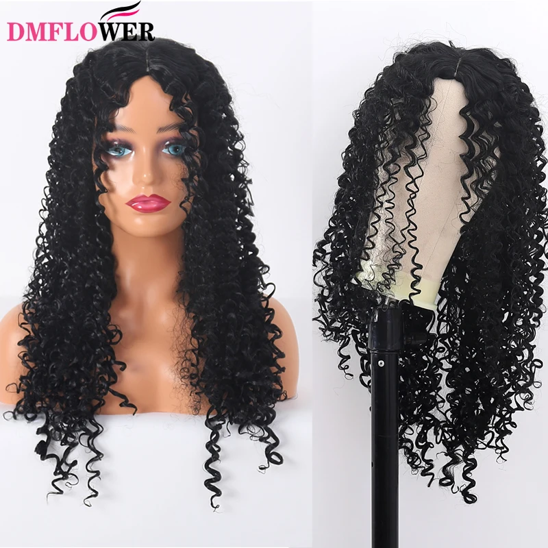 

African small curly wig women fashion long curly hair, split long curly hair, small wavy, slightly curly long hair