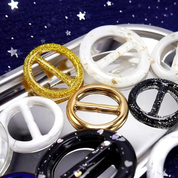 

Belt Button Epoxy Resin Mold Napkin Buckle Silicone Mould DIY Crafts Making Tool B36D
