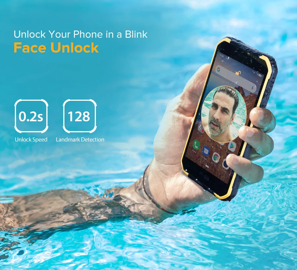 Ulefone Armor X6 смартфон с четырёхъядерным процессором ОЗУ 2 Гб ПЗУ 16 Android 9 0 4000 мАч 8