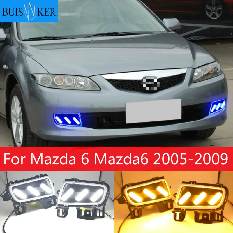 

Дневные ходовые огни, 2 шт., водонепроницаемые, для Mazda 6, Mazda6 2005-2009