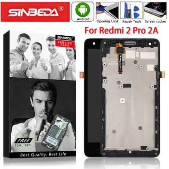 

4.7" Original LCD For XIAOMI Redmi 2 Pro LCD Display Touch Screen with Frame Digitizer Replacement For Redmi 2A Display Spare