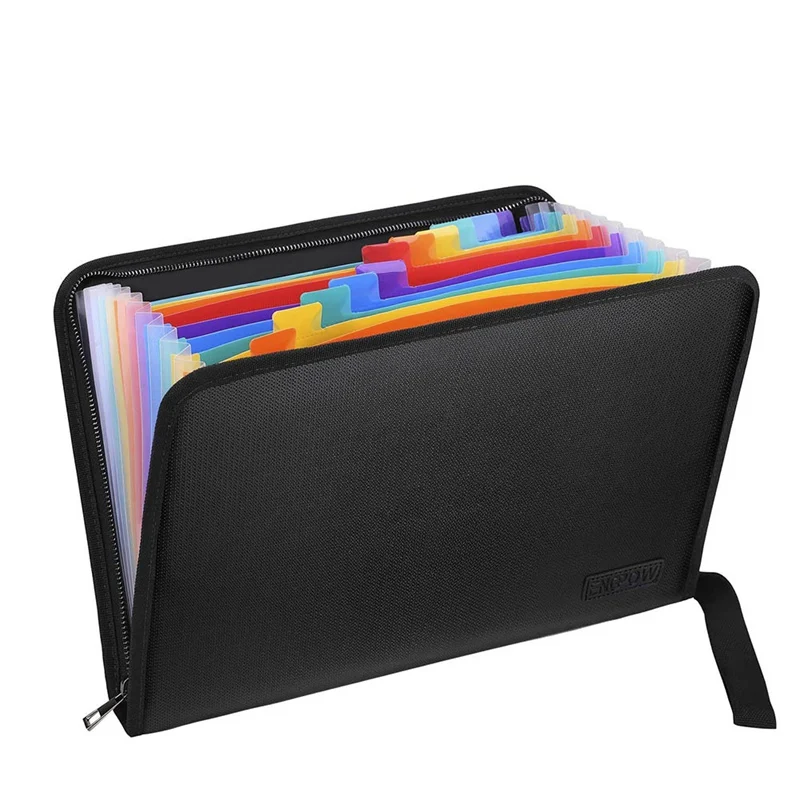 

Expanding File Folder Organizer Portable Business File Office Supplies Document Holder Explosion-proof Waterproof File Bag