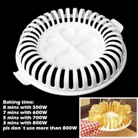 Four à micro-ondes sans graisse, fait maison, pommes de terre, Chips, cuisine, plats, casseroles, plaque de cuisson 3