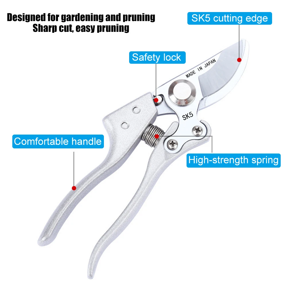 post hole digger gas Garden Tools Garden Pruning Shears Plant Trim Horticulture Hand Pruner Shrub Garden Scissor Orchard Branch Shear Tools electric weed wacker