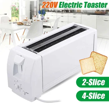 

Electric Toaster Oven Household Electric Automatic Bread Baking Maker Breakfast Machine Toast Sandwich Grill Oven 2/4 Slices