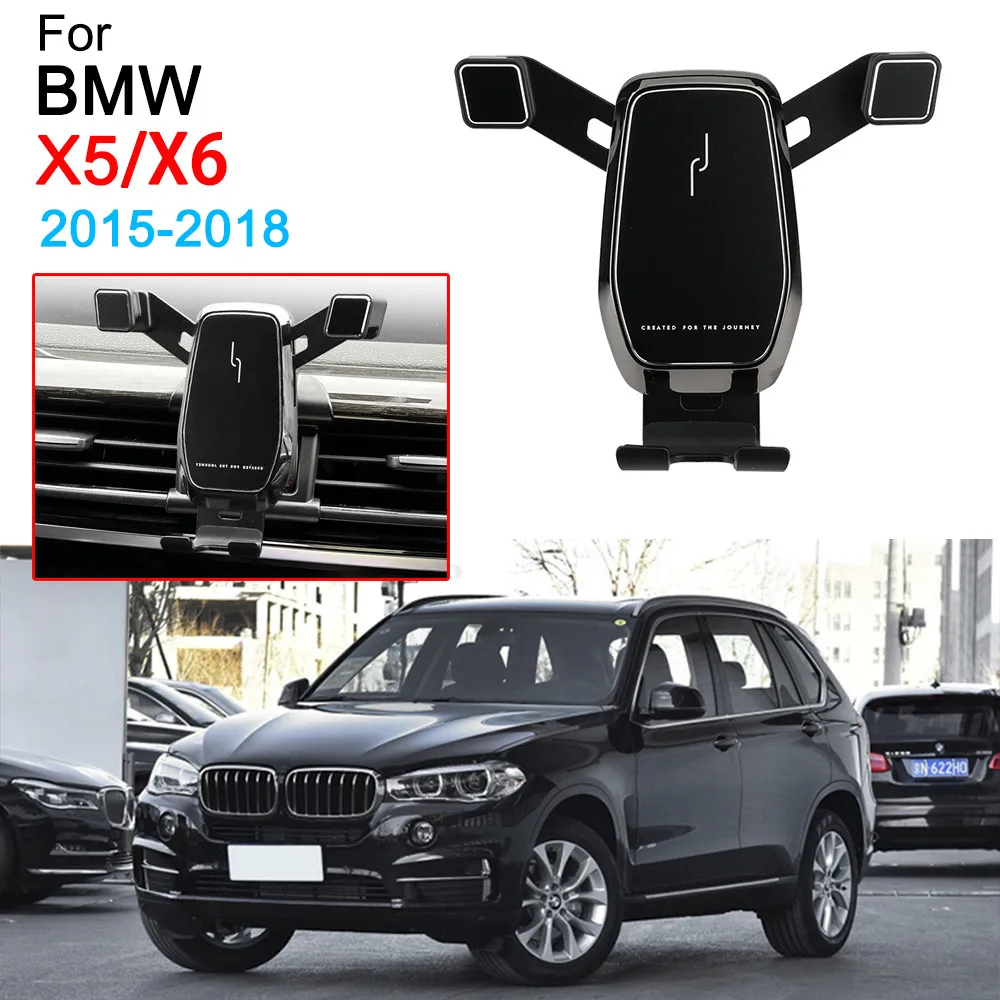 

Car GPS Stand Air Vent Mount Clip Clamp Mobile Phone Holder for BMW X5 X6 Accessories 2015 2016 2017 2018