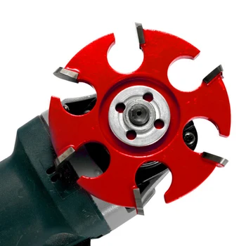 

Anti reverse Hexagonal cutter Wood Carving Angle Grinder Red Polishing Grinding