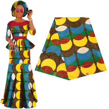 

Batik Ankara Africa Printing Patchwork Fabric Guaranteed Real Wax Tissu 100% Cotton Best Quality for Dress Making Craft Material
