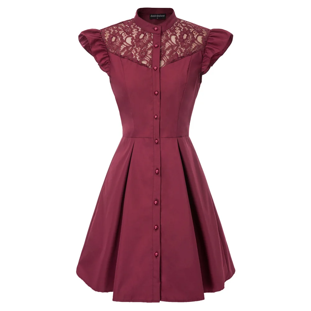 Винтажные женские платья кружевное лоскутное платье лоскутные с рукавами