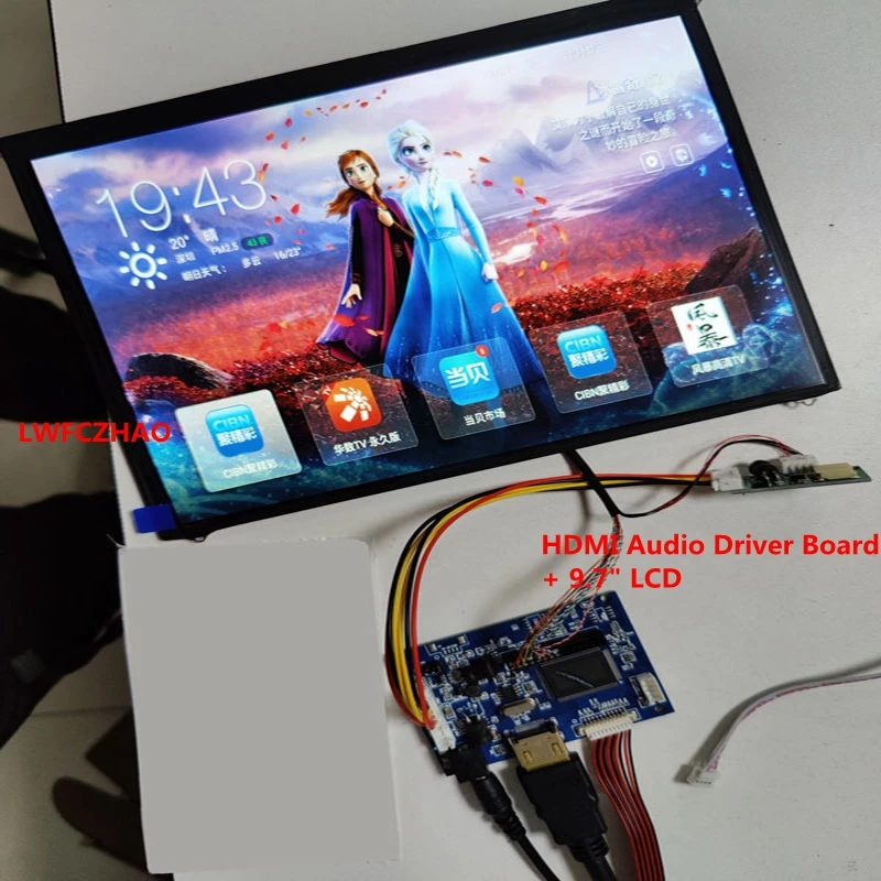 Аудиоконтроллер HDMI плата монитора для Ipad 2 1024X768 9 7 дюйма LP097X02 SLQ1 SLQE SLN1 SLP1 ЖК-экран
