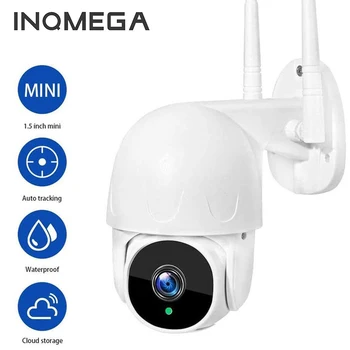 

INQMEGA 1.5 Inch Mini Outdoor Security Ip Camera Wifi PTZ 1080P 4x Zoom Wireless Track Smart Home Surveillance Mic Audio Camera