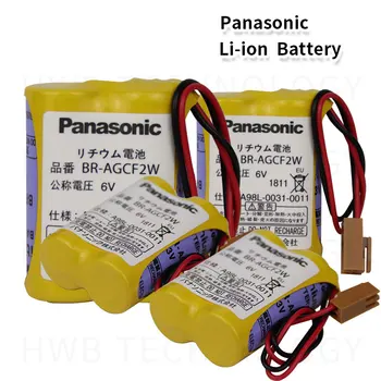 

10X New Date 100% Original New BR-AGCF2W Lithium 6V PLC battery batteries with brown plug For Fanuc Free Shipping