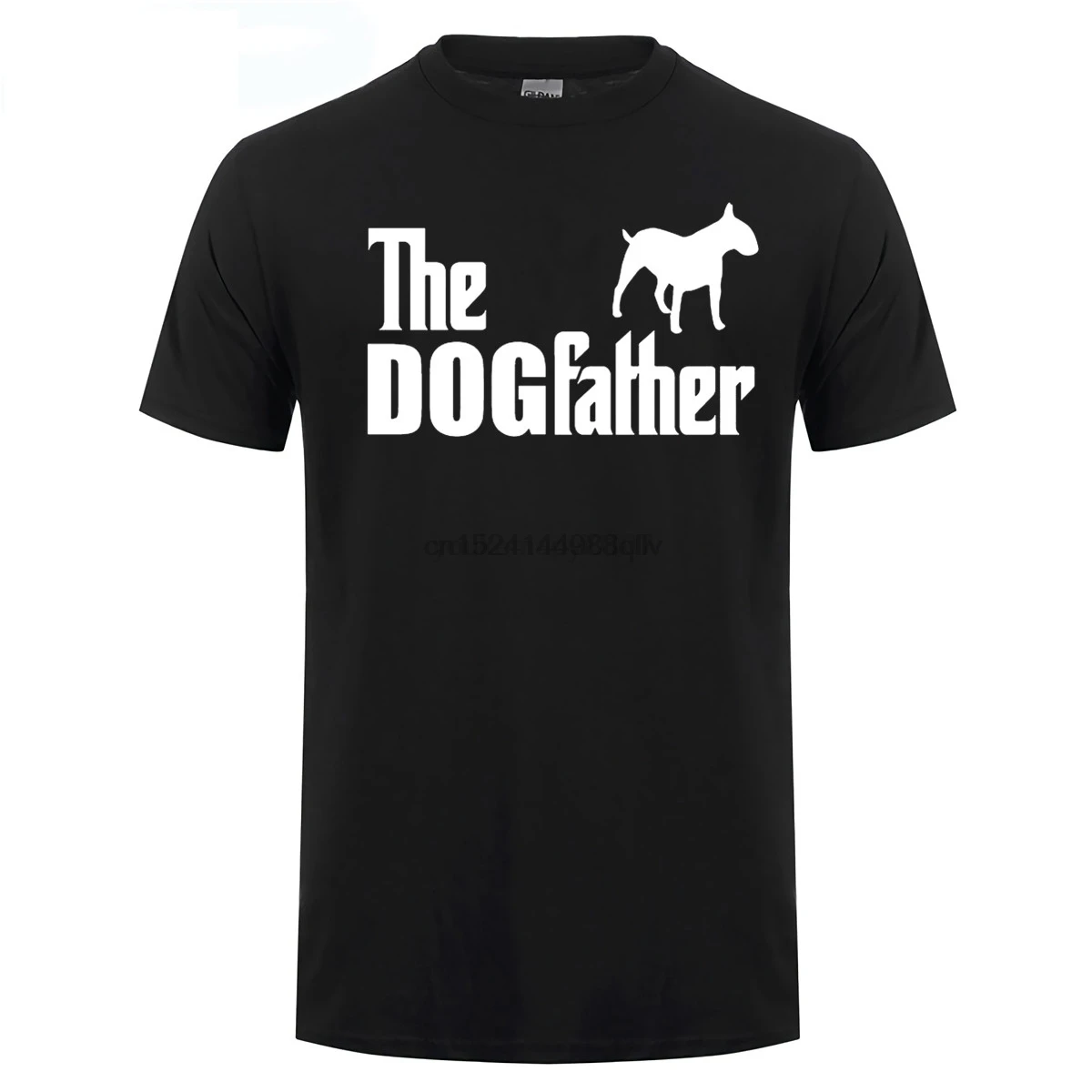 Make A T Shirts Online The Dogfather English Bull Terrier Dog Funny Gift Idea Short Men Crew Neck Best Friend Shirts