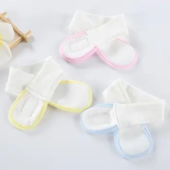 

3pcs Cotton Infant Baby Diaper Fixing Tape Adjustable Convenient Soft Reusable Diaper Fixed Belt Blue Yellow Pink Each Color 1pc