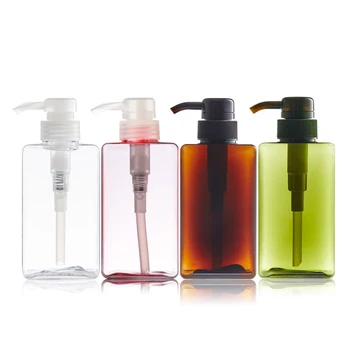 

100ml 650ml Square Split Empty Bottle Makeup Sample Lotion Press Shampoo Conditioner Shower Gel Hand Lotion Refillable Bottle
