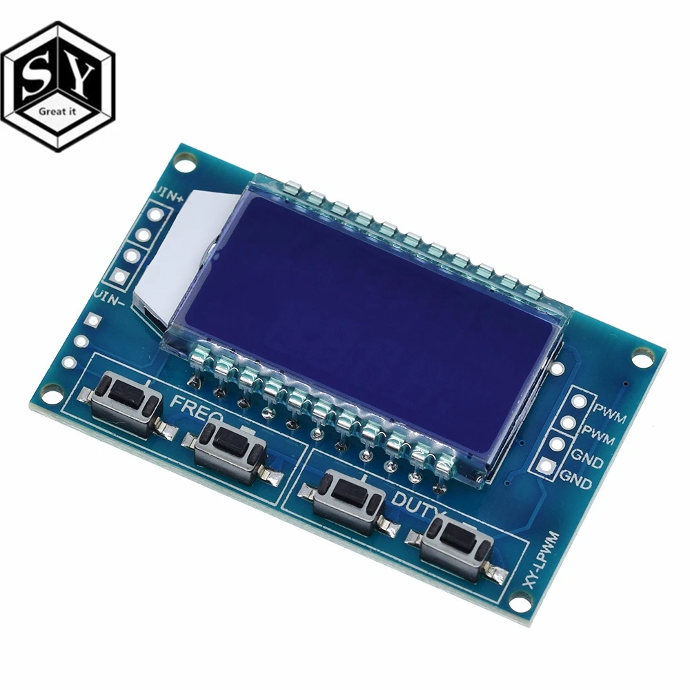 1 шт. 1Hz-150 кГц Отношение сигнал/генератор PWM модуль GSM Частота импульсов рабочий цикл регулируемый модуль ЖК-дисплей Дисплей 3,3 V-30 V 1Hz-150 кГц