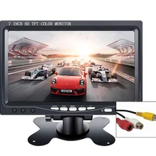 10,1 дюймовый HD lcd маленький портативный монитор с сенсорной кнопкой 1024*600 2 AV вход " 800*480 дисплей для камеры заднего вида автомобиля