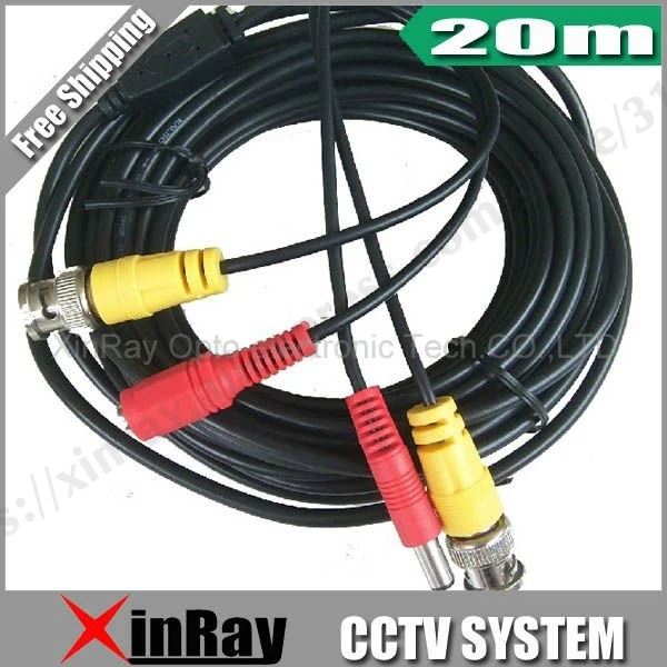 20 м BNC power video Plug and Play кабель для камеры видеонаблюдения XR-C3