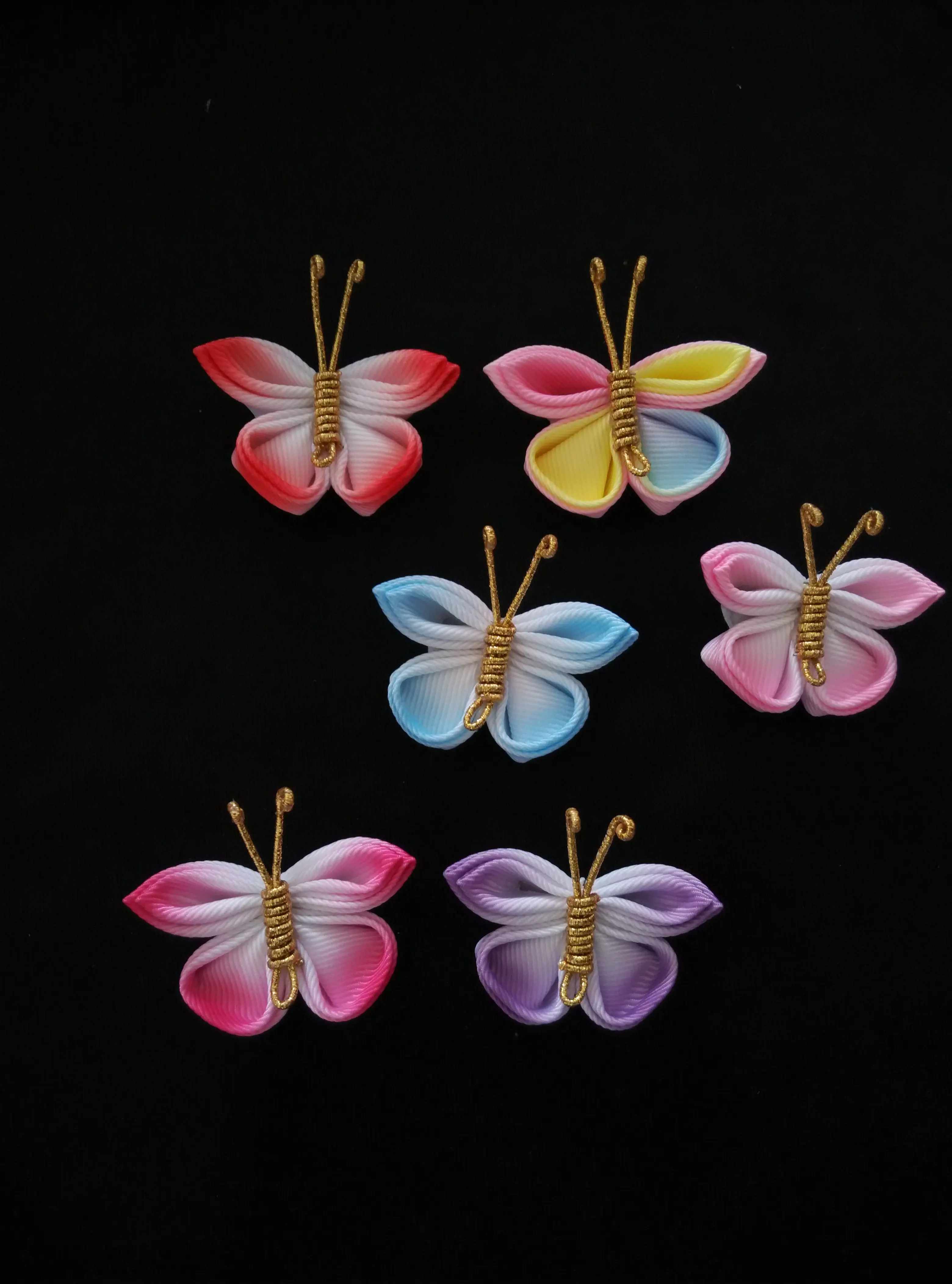 50 шт. Детские аксессуары для волос с бабочками | Украшения и