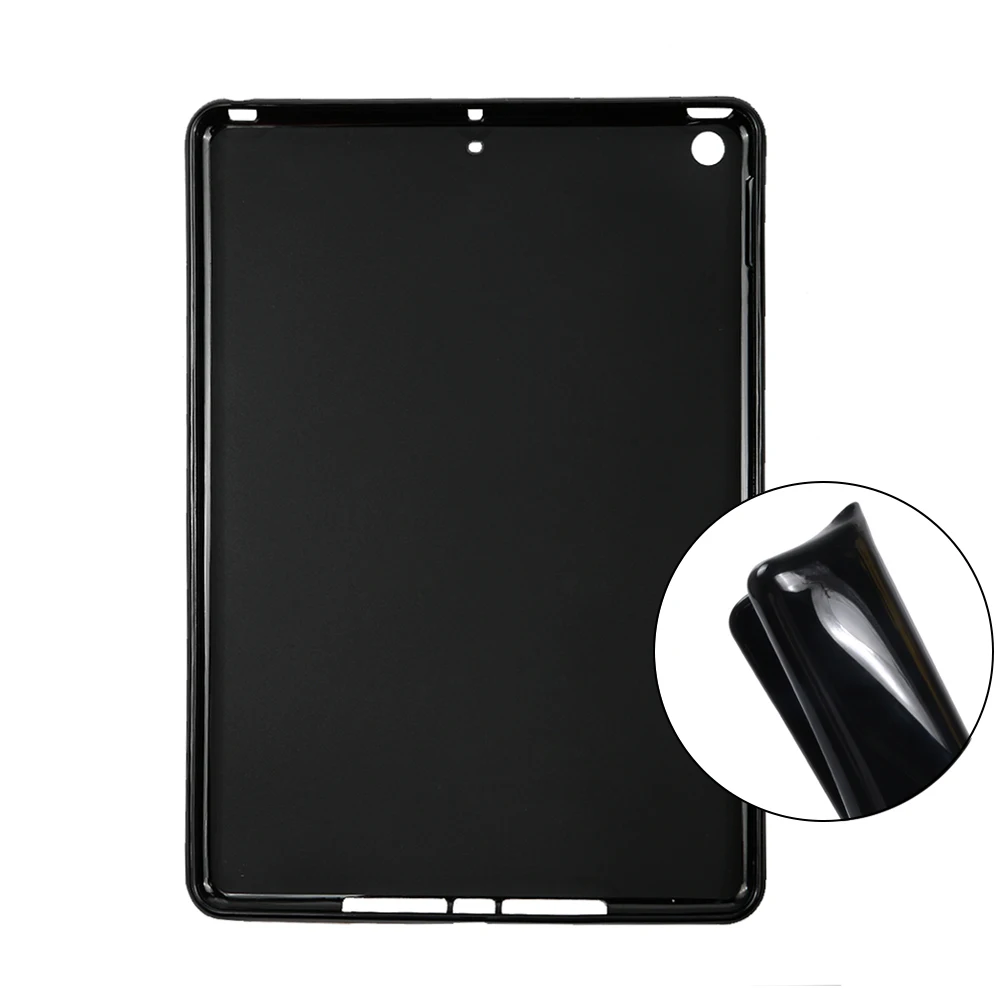 

Case For iPad 9.7 inch 2017 2018 Soft Silicone Protective Shell For iPad 5 6 th 9.7'' ipad6 Shockproof Tablet Cover Bumper Funda