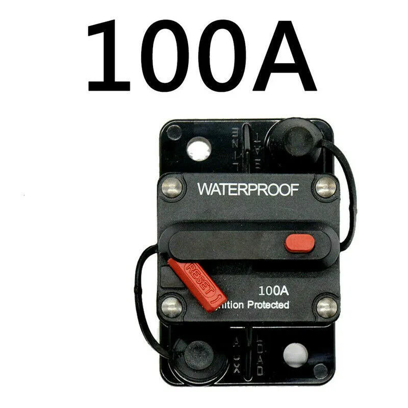 300A 1pc DC12V Circuit Breaker for Car Marine Boat Bike Stereo Audio Reset Fuse 80-300A 300A 1pc DC12V Circuit Breaker for Car Marine Boat Bike Stereo Audio Reset Fuse 80-300A