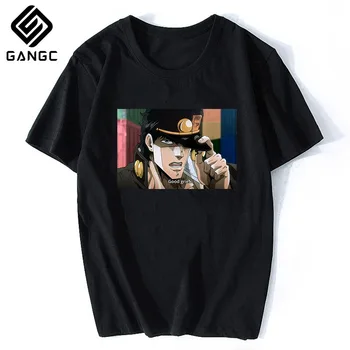 

2020 summer new anime Harajuku JOJO T-shirt O-neck printing casual fashion short-sleeved street clothing direct sales
