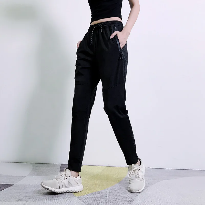 

Fitness GIRL'S High-waisted Athletic Pants Closing Beam Leg Harem Pants Loose-Fit Running Training Quick-Dry Yoga Pants Casual