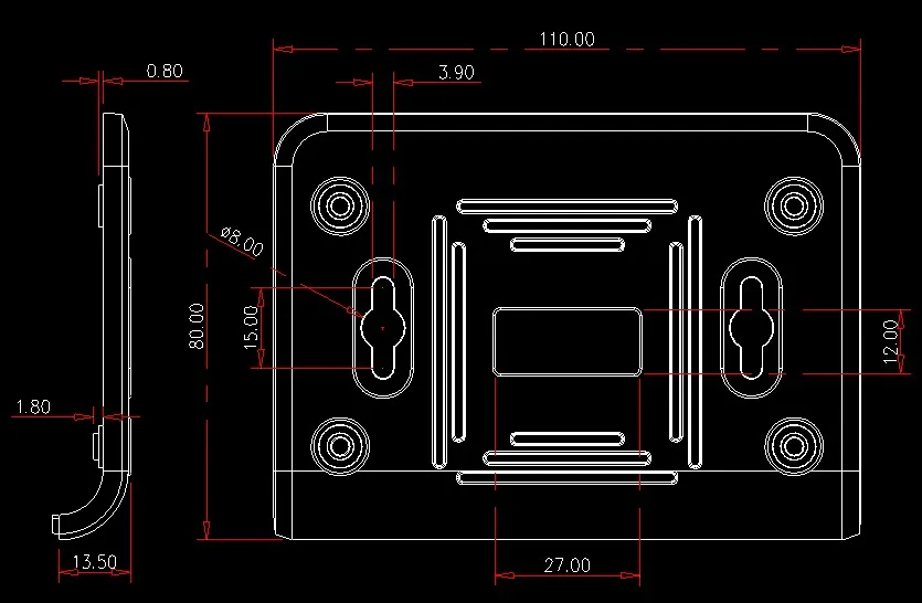 szomk plastic router distribution enclosure box project case for electronics enclosure control housing 5