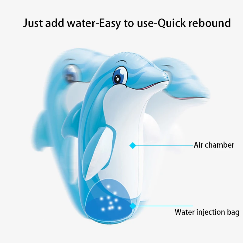Boxing Animal Tumbler Wrestler Cartoon Shape Anti Stress Set Inflatable Punch Bag for Kids Fitness Children Toys Indoor Outdoor