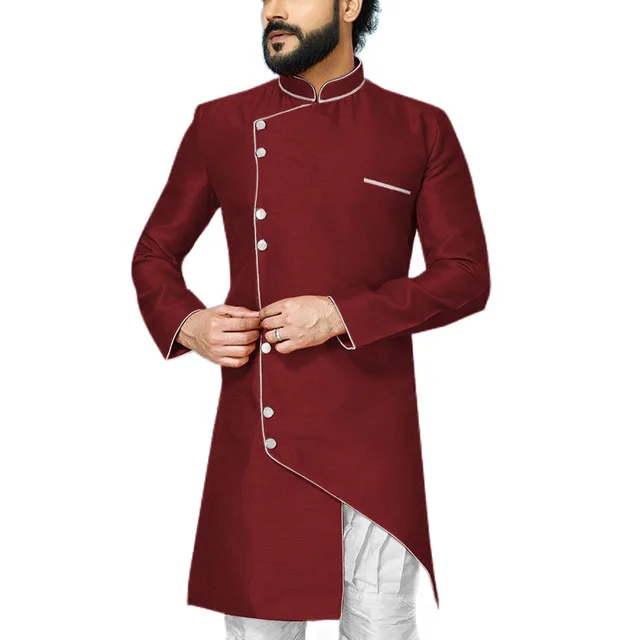 Wedding-Groom-Men-Robe-Mandarin-Collar-Mens-Indo-Western-Special-Dinner-Party-Modest-Coat-Contrast-Color.jpg_640x640 (12)
