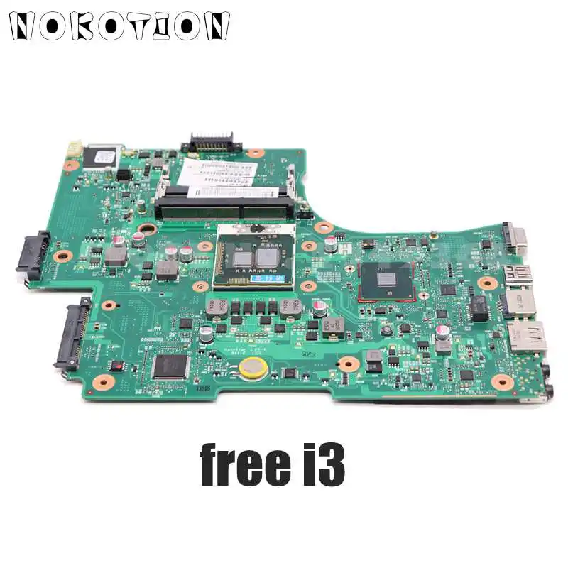 Материнская плата NOKOTION для ноутбука TOSHIBA Satellite L650 L655 1310A2332402 V000218080 V000218010 HM55 UMA DDR3