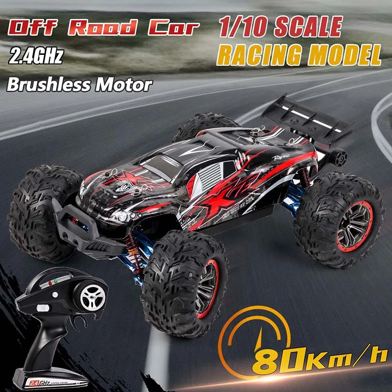 80 км/ч Высокая Скорость 4WD RC бесщеточный автомобильный двигатель 1:10 весы